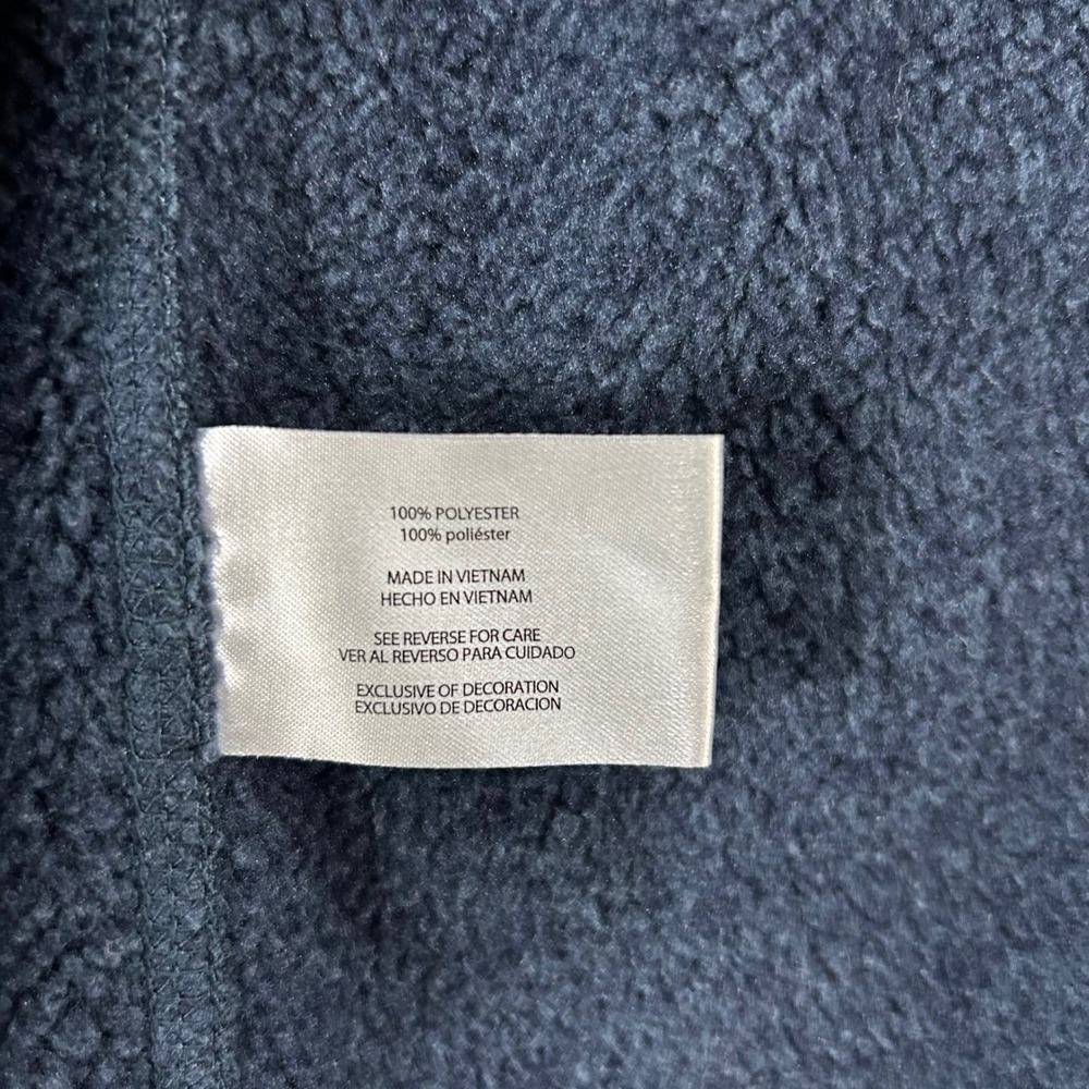 Orvis Fleece Vest Full Zip Mens XXL Blue Heathered Outdoor Hiking Layering - Picture 6 of 9
